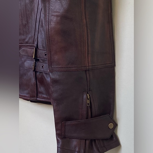 Leather jacket NEW with tag - Picture 9 of 9